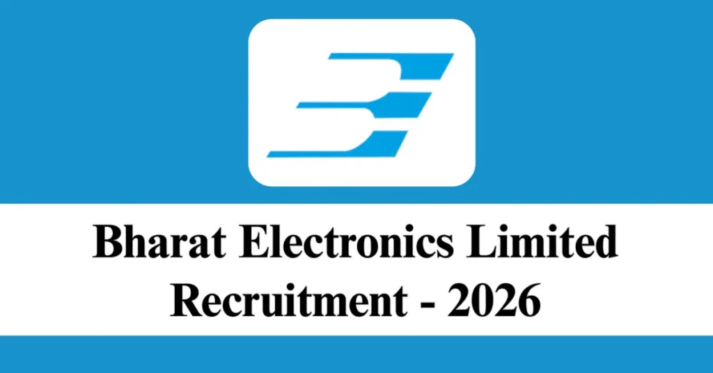 BEL Apprentice Recruitment 2026