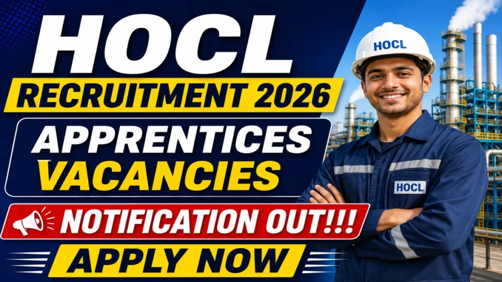 HOCL Apprentices Recruitment 2026