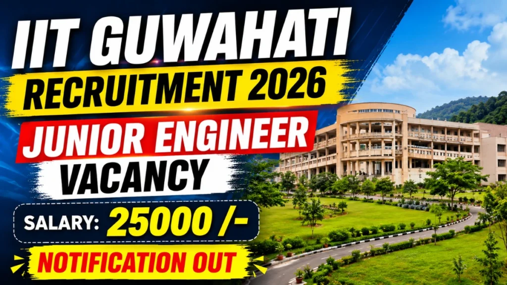 IIT Guwahati Recruitment 2026