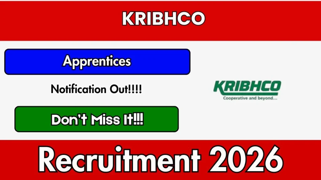 KRIBHCO Apprentice Recruitment 2026
