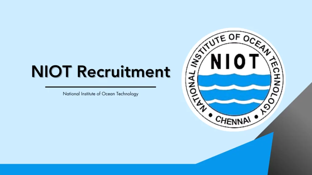 NIOT Apprentice Recruitment 2026